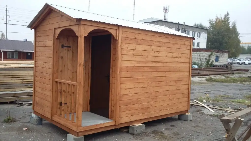 Бытовка р-р 4x2,45 "Летняя кухня", арт. 070