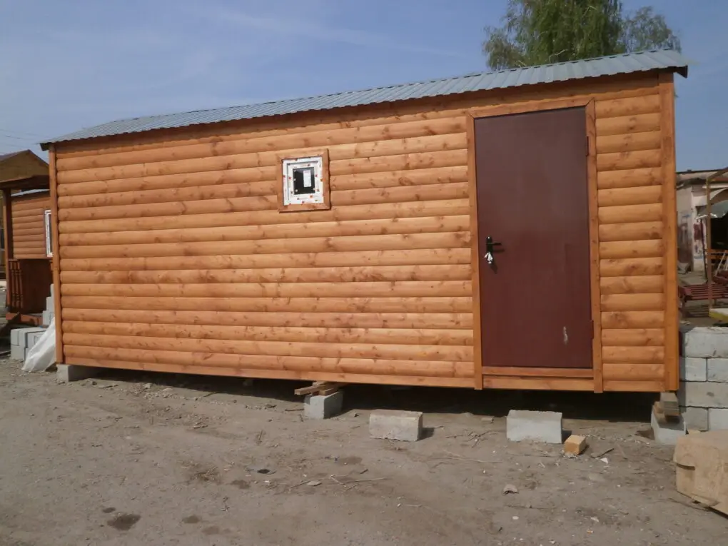 Баня бревенчатая р-р 6x2,45, арт. 045