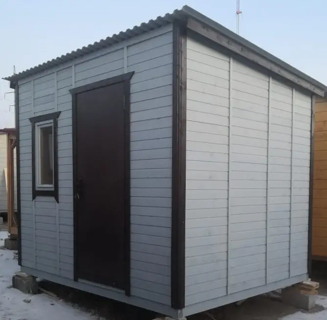 Бытовка р-р 3x2,45 "Тёплая из вагонки", арт. 327